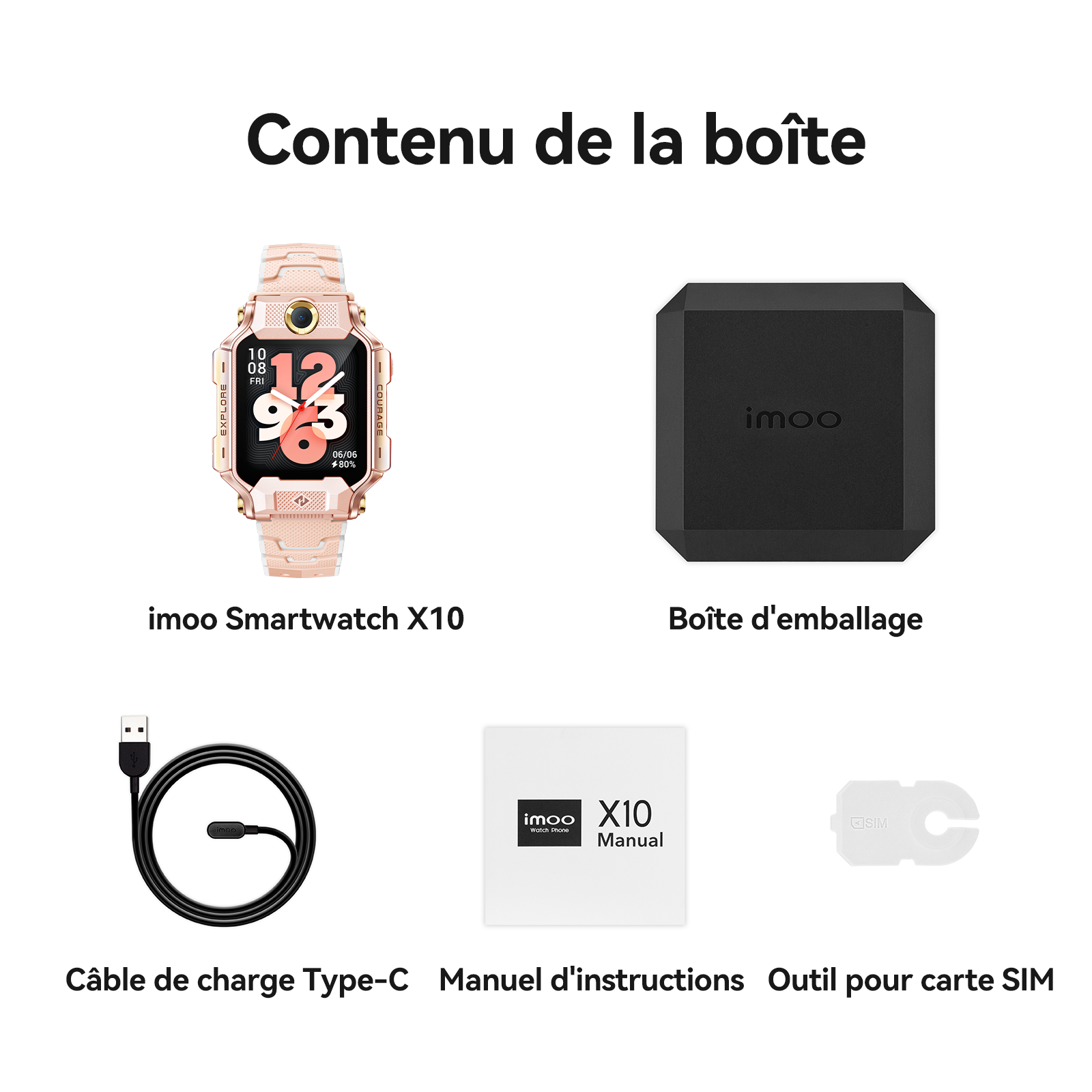 imoo Smartwatch X10_Rose_7
